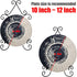Iron Hanging Display Stand Art Holder Easel Photo Holder Industrial Style Metal Stand for Books Bowls or Platters (2 Pack 15.75"*9.84", Black)...
