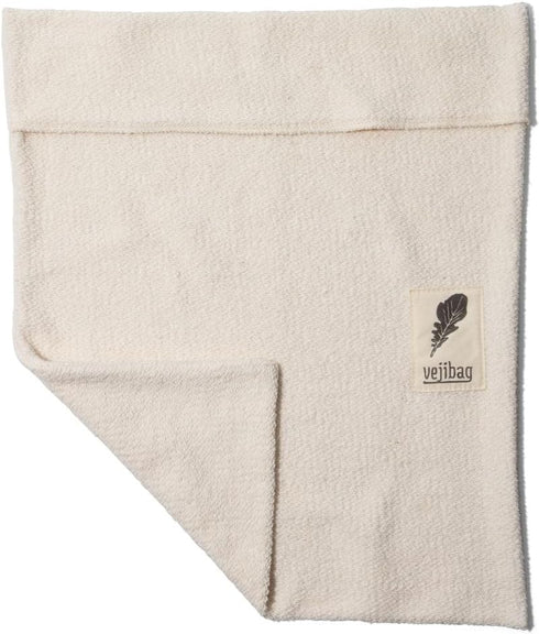 Extra Large | Certified Organic Cotton Vegetable Crisper Bags | Produce Bags to Keep Lettuce & Veggies Fresh | Reusable, Eco-Friendly, Biodegradab...