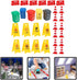 TOYANDONA 31Pcs Road Signs for Kids, Miniature Plastic Traffic Cones Mini Barrel Roadblocks Toys Set Educational Playset Pieces for Boys& Girls...