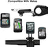 Thinvik Out-Front Extended Bike Computer Mount for Wahoo, Gopro Combo Mount for Wahoo Mini Wahoo Elemnt & Elemnt Bolt,Elemnt Roam GPS Bike Compute...