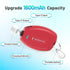 USB C Keychain Portable Charger Power Bank Compatible with iPhone 15/15 Plus/15 Pro/15 Pro Max, 1600mAh Mini Type-C Power Emergency Pod Ultra-Comp...