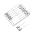 30pcs 21Gauge Stainless Steel Dispensing Needles, 1" All Metal Glue Needle Tube Blunt Tips Luer Lock for Thick Liquids, Ink, Glue, Lab Use...