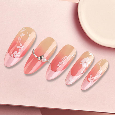 3D Nail Stickers Plant Leaf Nail Art Stickers for Nail Designs Retro Botanical Leaves Flower Nail Decals for Nail Art Supplies Foliage Nail Sticke...