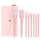 MSQ Make Up Brushes 8Pcs Makeup Brush Set Foundation Brush Blending Brush Eyeshadow Brushes Eye Brushes Set with Bag (Pink)...