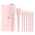 MSQ Make Up Brushes 8Pcs Makeup Brush Set Foundation Brush Blending Brush Eyeshadow Brushes Eye Brushes Set with Bag (Pink)...
