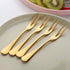 Comicfs 20-Piece Stainless Steel Forks, 5.3 Inches, Seafood Crab Forks Escargot Fork 2 Prong Tasting Appetizer Forks Dessert Cocktail Salad Fruit ...