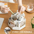 Pencil Holder Rotating Pen Organizer 9 Slots 360-Degree Rotation Pencil Pen Organizers for Office Desk, Desktop Storage Pen Organizers Stationery ...