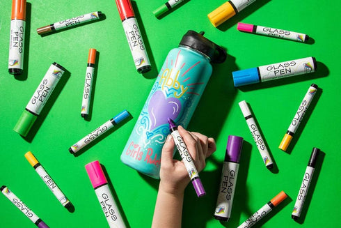 Glass Pen Window Marker: Liquid Chalk Pens for Glass, Whiteboard Markers with Washable Paint - Graduation, Car Windows, Mirror Pen, Storefront, We...