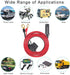 SPARKING 6FT Ring Terminal Cable - SAE to O Ring Terminal Harness Quick Connect/Disconnect Assembly, 10A Fuse (6FT)...