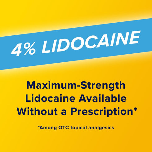Aspercreme Lidocaine Foot Pain Relief Cream Soothes Aggravated Nerves & Moisturizes Dry Feet, Numbing Topical Analgesic With Max-Strength Lidocain...