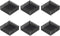 uxcell 10x25x25mm Black Aluminum Heatsink Thermal Adhesive Pad Cooler for Cooling 3D Printers 6Pcs...