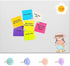 Bulletin Board 16.5 X 12.6 Inches, Self-Adhesive Bulletin Board,Office Board for Wall with 4pcs Push Pins,White Board for Paste Notes, Photos, Sch...