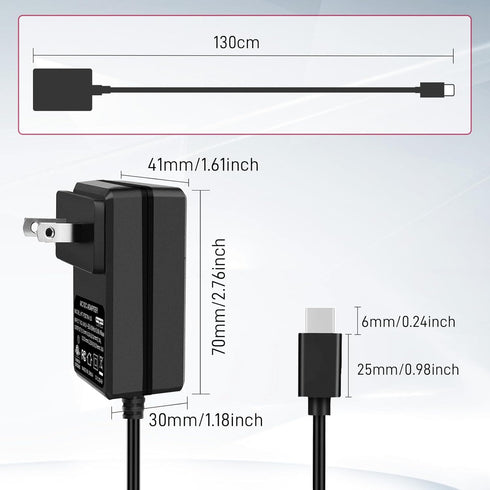 GeeekPi 27W Power Supply for Raspberry Pi 5, PD Adapter USB C 5.1V 5A Power Adapter for Raspberry Pi 5 8GB 4GB...