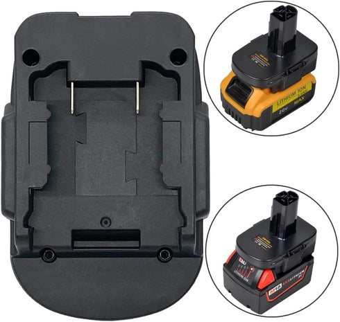USB Battery Adapter for Craftsman C3 19.2V Cordless Tools, Converter for Dewalt 20V MAX and for Milwaukee M18 18V Lithium Battery to Craftsman 19....