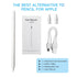 Stylus Pen 3th Gen, Charges Via USB-C&Magnetic Wireless Charging, Tilt Sensitivity, Compatible with iPad Air 3/4/5, iPad Mini 5/6, iPad 6/7/8/9/10...