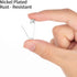 A+DAY Small Safety Pins 1.0 Inch (26mm), Size 0 Safety Pin 600-Count, Nickel Finish(600)...