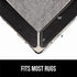 Gorilla Grip 16 Pack Rug Gripper Pads, Keep Area Rugs Corners from Curling and Bunching, Reusable Dual-Sided Flexible Sticky Pad, Grips Floor Unde...