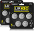 Rechargeable 2450 Batteries 10 Pack 3.7V Rechargeable CR2450 Lithium Coin Button Battery...