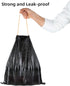 funest Trash Bags, 4 Gallon Small Drawstring Garbage Bags 75 Counts, Thick Plastic Wastebasket Liners for Bathroom Toilet Office Bedroom...