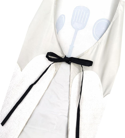 Kitchen Apron with Hand Wipe, Aprons for Women with pockets,Waterproof for Cooking Baking Painting...