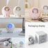 Upgraded ultrasonic ultra-quiet USB cute cold fog mini humidifier, suitable for children's baby room bedroom, 7-color light and 2 spray modes auto...