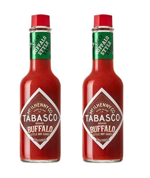 2 Pack: "New" McIlhenny's Tabasco Brand Buffalo Style Hot Sauce - 5 Oz....