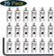 Hobbypark Adjustable Pushrod Connector Linkage Stoppers D1.8mm RC Model Plane Parts (Pack of 25)...