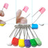 50 Pcs Diaper Pins, Plastic Head Safety Pin with Safe Locking Closures (Colorful)...