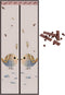 Door mesh Screen with Magnet, Fly Hanging Temporary Magic Patio mesh Magnetic Screen Door mesh Front Door, Back French Mosquito Bug Door Screen ne...