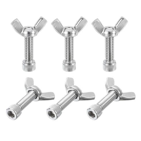 PATIKIL 1" Bat Pins, 6 Sets 304 Stainless Steel Pottery Pins Fits Any Standard Throwing Wheel Head Ceramic Bat, Pottery System Replacement Pins To...