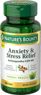 Nature's Bounty Anxiety & Stress Relief Ashwagandha Ksm-66 Tablets, 50 Count...
