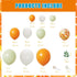 Little Cutie Orange Yellow White Balloon,Baby shower decorations,with Artificial Willow Leaves for Birthday Sunshine Baby Shower Bridal Shower Par...