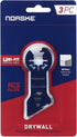 Norske Tools NOTP285 Drywall Cutting Blade (3/Pack), Oscillating Tool Accessories | Oscillating Saw Blades,Black...