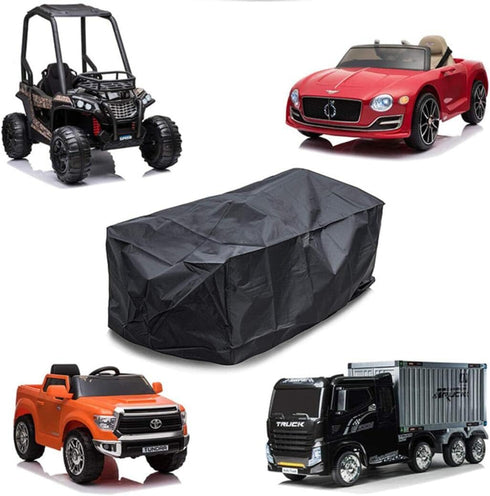 Large Kids Ride-On Truck Toy Car Cover, Electric Power Wheels Cover, Protect Electric Kids Car Toy Vehicles - Universal Fit, Water Resistant Outdo...