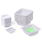 7ml 100ml Weigh Boat Set, 100 Pack Small & Large Lab Weighing Dishes for Measuring, Storing, Mixing Powders & Liquids with Easy Pour Design Dispos...