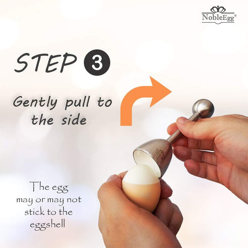 NobleEgg Egg Topper Opener Cracker Tool | Easily Cut and Remove the Top of Soft-Boiled Eggs...