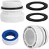 4560 Pool Hose Adapters Conversion Kit for Intex Hayward Pool Filter Pump Hose Adapter fit with Intex Ground Pool 40mm to 1 1/2 Inch Conversion Ki...