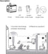 MQ 130GPH Submersible Water Pump (500L/H, 6W) with Filters and Water Nozzles, Ultra Quiet for Aquarium, Fish Tank, Pond, Fountain, Hydroponics...