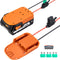 Power Wheel Adapter for Ridgid AEG 18V Hyper Lithium Battery Adapter with Fuse & Wire Terminal,14 Gauge Wire Power Convertor for DIY RC Trucks, RC...