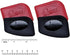 Lodge Polycarbonate Red and Black Pan Scraper, Set of 4...