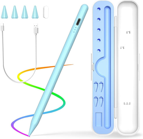 Stylus Pens for iPad 10th 9th Generation with Palm Rejection, Fast Charging Apple Pencil 2nd Generation Compatible with iPad Pro 11'', iPad Pro 12...