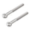 MroMax M10 x 80mm Machinery Shoulder Swing Lifting Eye Bolt, 2Pcs 304 Stainless Steel Metric Thread Lifting Eye Bolt for Home Renovation, Pipeline...