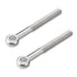 MroMax M10 x 80mm Machinery Shoulder Swing Lifting Eye Bolt, 2Pcs 304 Stainless Steel Metric Thread Lifting Eye Bolt for Home Renovation, Pipeline...