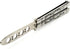 Practice Butterfly Knife, Stainless Steel Balisong Trainer Unsharpened Blade with Spring Latch, Smooth Action Butterfly Knife Trainer...