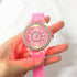 CdyBox Silicone Bling Watch LED Luminous Colorful Lights Sport Watches Girls Boys Wristwatch...
