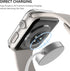 Misxi 2 Pack Hard PC Case with Tempered Glass Screen Protector Compatible with Apple Watch Series 9 Series 8 Series 7 41mm, Anti-Drop Lightweight ...