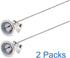 Efeng15“ Long cooking thermometer for oil or candy (2 Pack) with Pot Clip, 2" Dial Instant Read Turkey/Candy/Oil Thermometer for Frying,Cooking of...