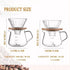 Roast'n Berry Hand Infused Coffee Maker, 300ml Borosilicate Glass Jug, Walnut Handle and Coffee Maker Lid...
