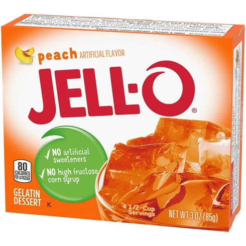 Jell-o, Gelatin Dessert, Peach (Pack of 2)...