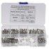 300 Pieces M2.5 Hex Socket Head Cap Metric Screws Bolts Washers Nuts,304 Stainless Steel Nuts and Bolts Assortment Kit for Home Fixation or Repair...
